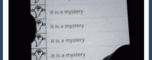 It is a mystery…