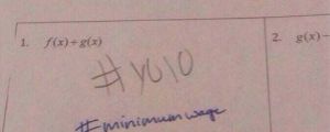Writing YOLO On A Math Quiz