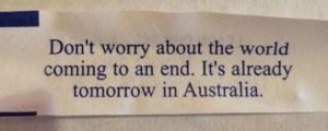 Don’t Worry About The End Of The World
