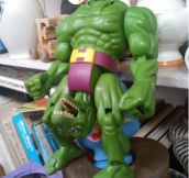 Now I know why The Hulk is so angry!