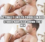Studies have shown that men…