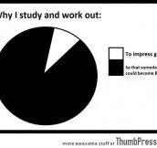 WHY I STUDY AND WORK OUT…