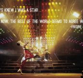 Freddie Mercury was the best…