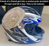 Always wear a helmet…