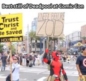 Deadpool at Comic-Con…