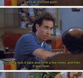 Seinfeld explains break-ups…
