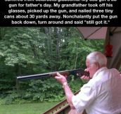 Grandpa still has it…