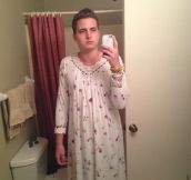 Grandma’s pajamas…