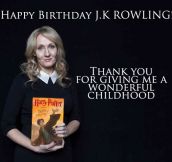 Happy Birthday, JK Rowling…