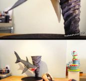 The greatest Sharknado cake you’ll ever see…