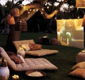 The perfect place for movie nights…