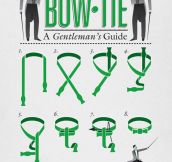 How to tie a bow tie…
