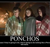 Ponchos…