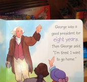 George was a good president…