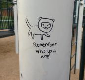 When graffiti is cute…