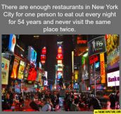 So many restaurants in NY…