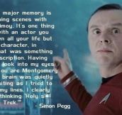 Simon Pegg on being in Star Trek…