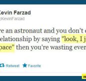If you are an astronaut…