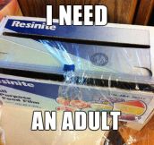 I need an adult…