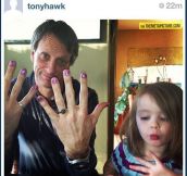 Tony Hawk is an awesome dad…
