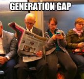 Differences between generations…