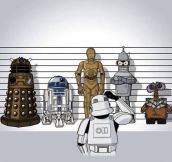 Robot lineup…