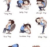 Ways to hug your cat…