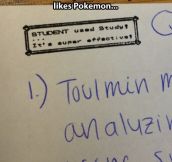 My Teacher Really Likes Pokemon
