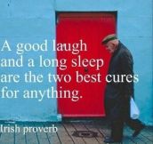 The best cures for everything…