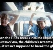 Jurassic Park fact…