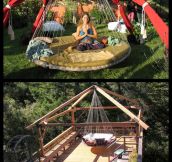 Awesome floating bed…