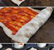 Amazing pizza rolls…
