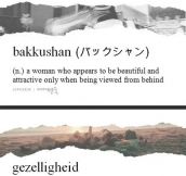 Very unusual words and their meaning…