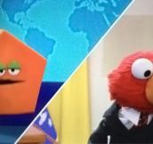 Elmo contacting the pentagon…