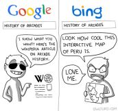 Google vs. Bing…