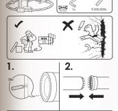 Ikea’s instructions for everything…