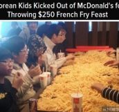 French fry feast…