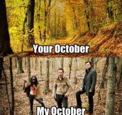 My October plans…
