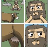 How cow’s milk was discovered…