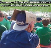 If you just turned your hat around…
