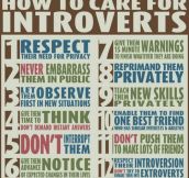 How to take care for introverts…
