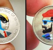 Coin Paintings by Andre Levy (27 Pics)