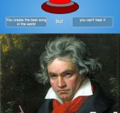Beethoven Pressed the Button