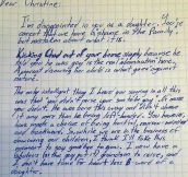 Grandfather writes letter to his daughter after she kicks out his gay grandson…