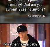 Eminem on marriage…