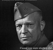 Eisenhower pick up line…
