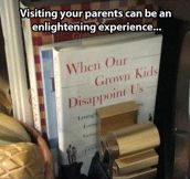 Visiting your parents…