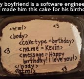 A software engineer’s cake…