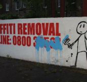 Graffiti removal…