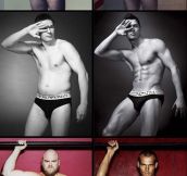 Ordinary men in underwear ads…